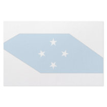 Micronesia Flag Map stationery