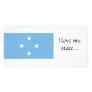 Micronesia Flag Customized Photo Card