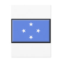 Micronesia Flag postcards