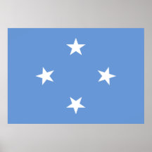 Micronesia Flag Poster