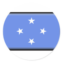 Micronesia Flag stickers