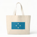 Micronesia Flag Tote Bag by FlagTshirts Micronesia Flag Tote Bag