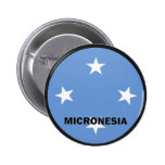 Micronesia Roundel quality Flag Button