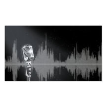 Microphone check 1,2,1,2.............. business card