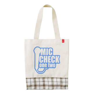 Microphone Checker Zazzle HEART Tote Bag