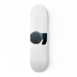 Microphone close up mic cutout design skate board deck