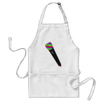 microphone disco apron
