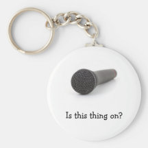 Microphone Key Chain