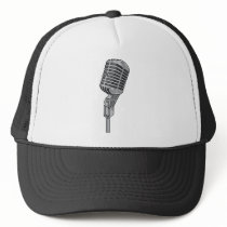 Microphone Mike ~ Audio Sound Music Trucker Hats