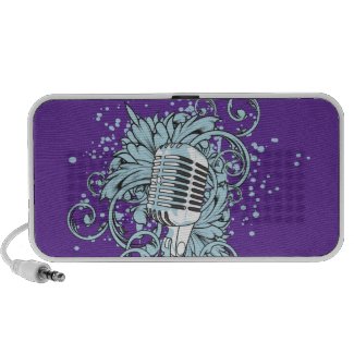 Microphone Mini Speakers for iphone ipads doodle