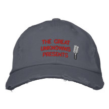 microphone_Page_1, THE GREAT UNKNOWNS PRESENTS Embroidered Baseball Caps