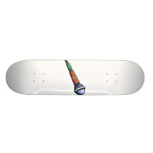 Microphone Simple Abstract facing right Skateboard Decks