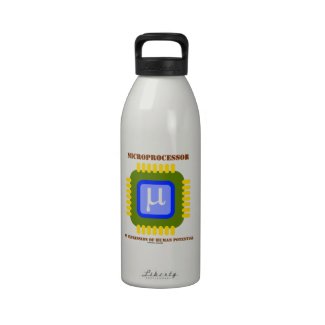 Microprocessor An Expression Of Human Potential Water Bottle