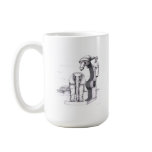 Microscope and an Elephant Mugs