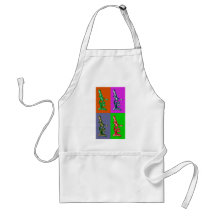 Microscope Pop Art Apron