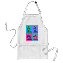 Microscope Pop Art Aprons