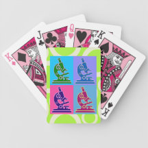Microscope Pop Art Bicycle Card Decks