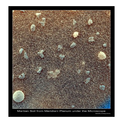 Microscopic View of Martian Soil Posters by Space_Exploration