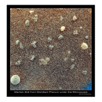 Microscopic View of Martian Soil posters