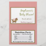 Microwave Popcorn Wrapper Abby's Farm Pink Girly Full Color Flyer