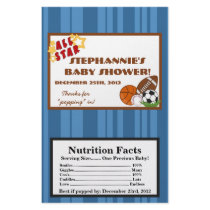 Microwave Popcorn Wrapper All-Star Blue Flyer