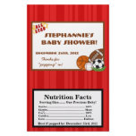 Microwave Popcorn Wrapper All-Star Red Full Color Flyer
