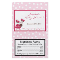 Microwave Popcorn Wrapper Berry Garden Lady Bug Flyers