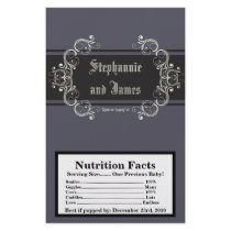 Microwave Popcorn Wrapper Black Tie Affair Gray