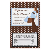 Microwave Popcorn Wrapper Blue Mod Mom Polka Dots Custom Flyer