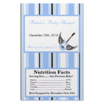 Microwave Popcorn Wrapper Boy Blue Punk Guitar Flyer Design
