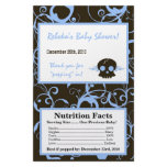 Microwave Popcorn Wrapper Boy Blue Punk Skull Flam flyers