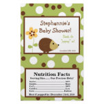Microwave Popcorn Wrapper Forest Friends Hedgehog flyers