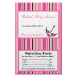 Microwave Popcorn Wrapper Girly Pink Punk Skull Personalized Flyer