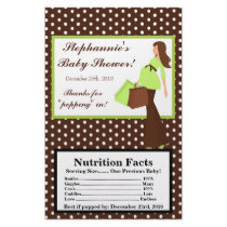 Microwave Popcorn Wrapper Green Mod Mom Polka Dots Flyer Design