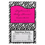 Microwave Popcorn Wrapper Hot Pink Zebra Print flyers