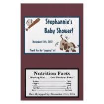 Microwave Popcorn Wrapper Lil League Puppy Dog Flyers