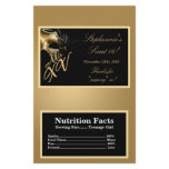 Microwave Popcorn Wrapper Mis XV Gold Flyer Design