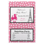 Microwave Popcorn Wrapper Pink Poodle Paris Eiffel flyers