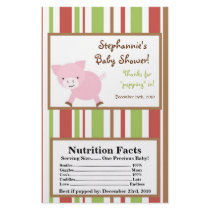 Microwave Popcorn Wrapper Red Barn Farm Pig Personalized Flyer