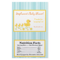 Microwave Popcorn Wrapper Rubber Ducky Bubbles Custom Flyer