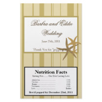 Microwave Popcorn Wrapper Sandy Beach Personalized Flyer