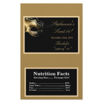 Microwave Popcorn Wrapper Sweet 16 Gold Flyer