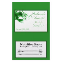 Microwave Popcorn Wrapper Sweet 16 Green Flyer