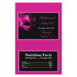 Microwave Popcorn Wrapper Sweet 16 Hot Pink Black flyers