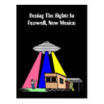 Mid-Century Alien UFO Sighting ROSWELL Postcard
