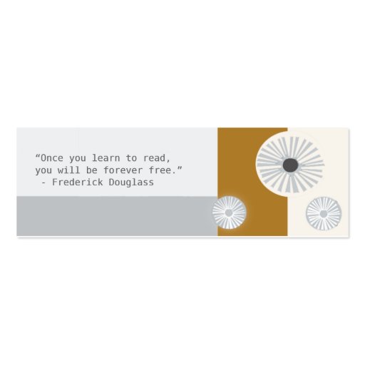 Mid-century Modern Cute Design & Tag Business Card Template (back side)