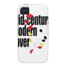 Mid Century Modern Lover Vibe iPhone 4 Cover