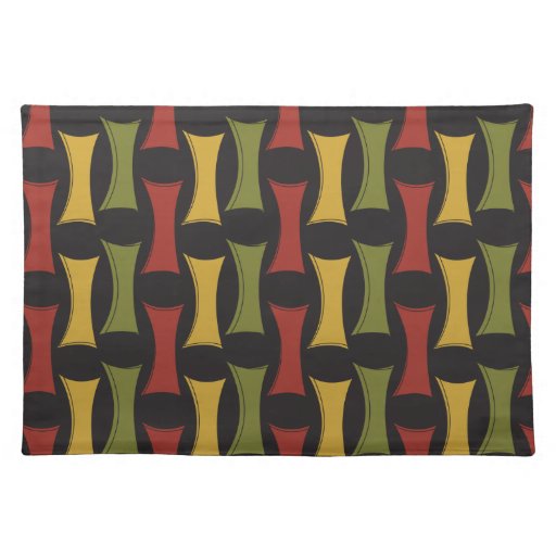 Mid Century Modern Retro Placemat Zazzle