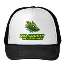 Mid-County Wolverines Football Trucker Hats