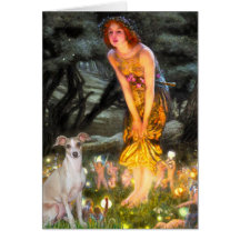 Mid Eve - Italian Greyhound 5 Cards